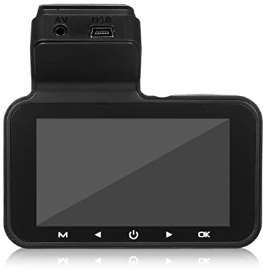 Yctze Cámara de Tablero Dual HD con Pantalla de 3 Pulgadas WiFi GPS Coche DVR Cámara Delantera y Trasera Grabación en Bucle Sensor G Bloqueo de Emergencia para Vehículos con WiFi