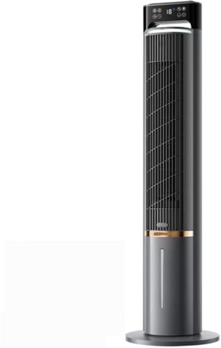 GHHVFEC Aire Acondicionado portátil sin Ventana, Enfriador de Aire evaporativo con Control Remoto, Tanque de Agua de 4 litros y 4 Bolsas de Hielo, Temporizador de 12 Horas, Apagado automát