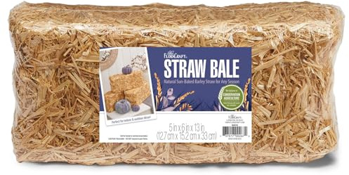 FloraCraft Bales de paja, paca de 5 pulgadas por 6 pulgadas - 13 pulgadas