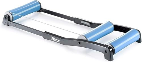 Tacx Uni Heimtrainer Booster Rollentrainer, schwarz/Blau, One Size
