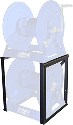 Coxreels 7480-6 Steel Top Rewind Stacking Bracket for 1125 and 1275 WCL Series Hand Crank Motorized Hose Reels, 6 Drum Width,Black