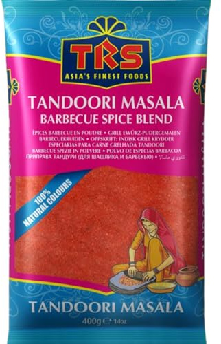 TRS Tandoori Masala, 1 x 400 g | Premium spice blend from India, premium quality for authentic Indian cuisine and tasty marinades