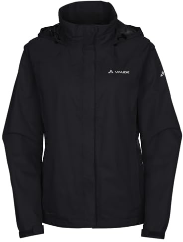 VAUDE Escape Bike Light Regenjacke Damen – Gefütterte Regenjacke mit 2-Lagen Membran, reflektierende Jacke wasserdicht 412g