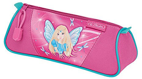 herlitz 50008605 dreikant Faulenzer, 1 Fach mit Reißverschluss, Motiv: Fairy, 1 Stück