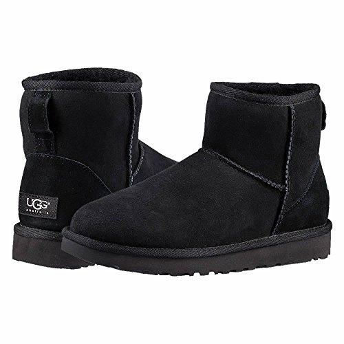 UGG Classic Mini II, klassische Damenstiefel, Schwarz Black Night 22, 37 EU