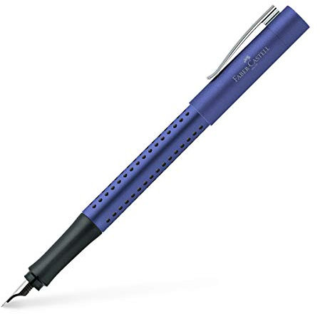 Faber-Castell 140907 Stylo Grip 2011, plume F Bleu