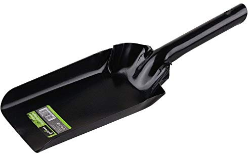 Vetrineinrete® Paletta in metallo per carbone pala per pulizia cenere camino caminetto stufa barbecue raccogli ceneri 33x10 cm 90162 C63