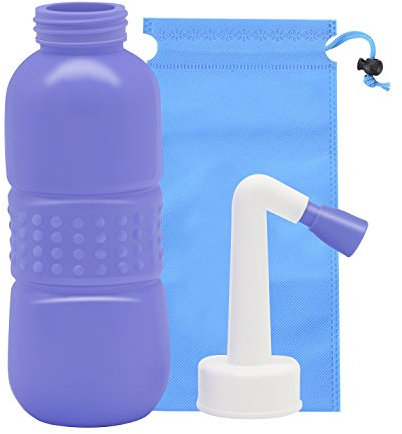 YumSur Portable Bidet, Personal Bidet Sprayer for Personal Hygiene Handheld,Pregnant Women Cleansing, Postpartum Clean, Handheld Travel Bidet with 450ML Water Capacity and Angled Nozzle Spray