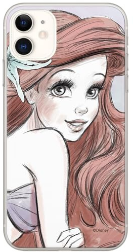 ERT GROUP mobile phone case for Apple Iphone 11 original and officially Licensed Disney pattern Ariel 005 optimally adapted to the shape of the mobile phone, case made of TPU (Packaging may vary)