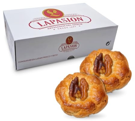 LAPASION - Galletas nueces y pasas | Galletas Artesanas con Frutos secos | 2kg