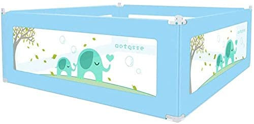 Sywlwxkq Baby Laufstall Babygitter Bettgitter für Kleinkinder Anti-Drop Extra lang und hoch Baby-Bettgittergitter für Baby Kinder Kind Kleinkinder Anti-Kollisions-Anti-Drop-Spielzeug (Größe