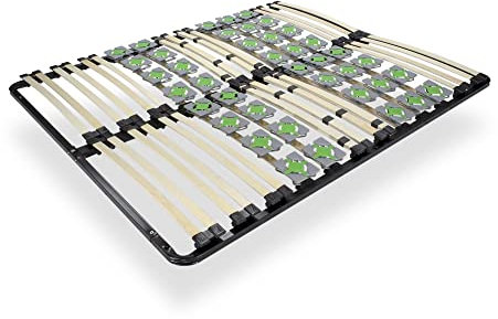 i-flair Tellerlattenrost 160x200 cm, Lattenrahmen Ergo IF55 - für alle Matratzen und Betten geeignet