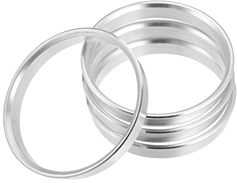 X AUTOHAUX 4 Anelli di centraggio per mozzo in Lega di Alluminio, Diametro Esterno da 71,6 mm a Diametro Interno 66,6 mm, distanziatori per Ruota