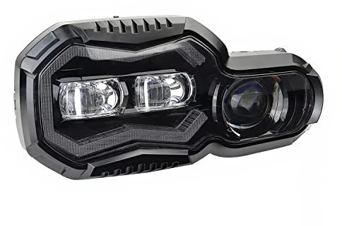 Maxtuned Scheinwerfer LED 'clean Black' Flashtec passend für B*MW F650 GS 2008-2015 / F700 GS 2013-2017 / F800 GS 2008-2017