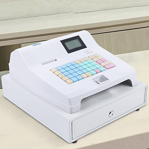 ExoticaBlend 48 Tasten Elektronische Registrierkasse, 8 Digitale Led-registrierkasse, Geeignet für Kleine Unternehmen, Einzelhändler, Supermärkte, Convenience-Stores Und Andere Branchen