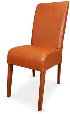 Quattro Meble Cognac Farbe Echtleder Esszimmerstühle David Stühle Lederstühle Braun Echt Leder Esszimmer Stuhl Leder