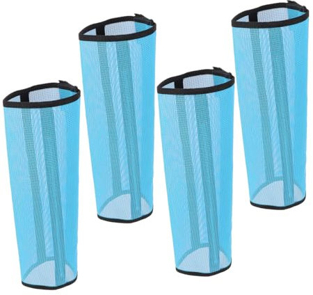 Happyyami 4stücke Atmungsaktive Pferdebeinnetzstiefel Multifunktionale Tiernetzstiefel Praktische Netzstiefel Für Pferd Mit Stützstangen Für Stabilität Weichem Für Komfort Geeignet Für Pferd