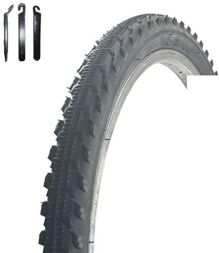 1 x VEE Rubber V185 24 Fahrradreifen Schwarz 47-507 (24 x 1.75) inkl. maxxi4you Reifenheber