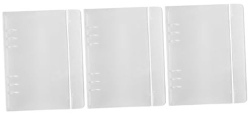 Tofficu 3stücke Pp Schnellhefter Mit Elastischem Band Halbtransparent Leicht Und Tragbar Für Schule Und Büro Aus Robustem Pp-material Mit Langlebigem Edelstahlclip