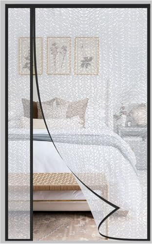 Magnet Wärmeschutzvorhang Tür 120x240cm,Thermo Türvorhang,Isolier Schutz Vorhang,Selbstschließend,Haustierfreundlich,Wasserdicht,Reversible Linke Oder Rechte Seitenöffnung,Schwarz