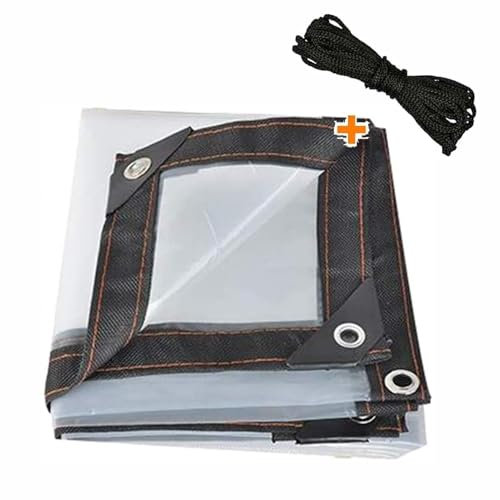 Bâche de Protection, Bâche Extérieur avec Oeillet, Bache étanche Haute densité 120g/m², Bache Exterieure Imperméable Transparente, pour Tente, Bateau, Couverture de Piscine,A,1×3m/3×10ft