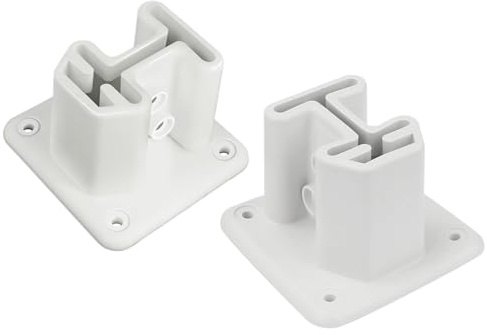 shuhauk Poolleiter-Halterungen, Poolleiter, Deckflansch, Harzhalterung, Ersatz für Schwimmstabilität, robustes Geländer, Kajak, Boden, Garten, Rasen, Hochzeit