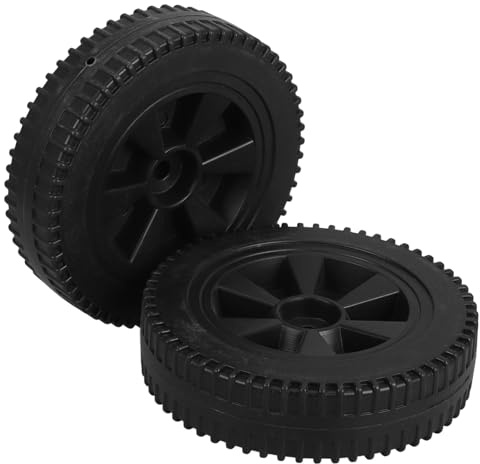 TOYANDONA 2pcs Bbq Grill Wheels Replacement Caster Trolley Wheels Swivel Robust for Heavy Duty Bbq Cart