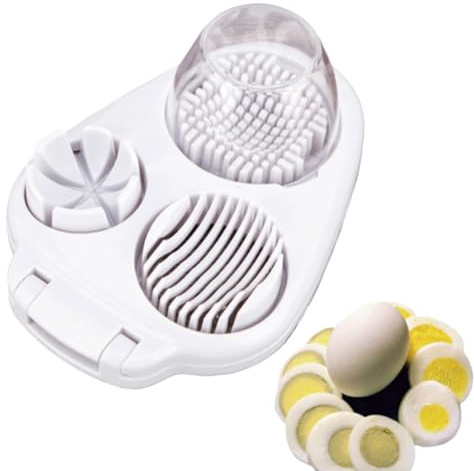 Eierschneider Edelstahl, Eierschneider Edelstahl Spülmaschinenfest, 3 In 1 Egg Slicer, Egg Slicer Für Eier,Pilze,Erdbeeren,Weiches