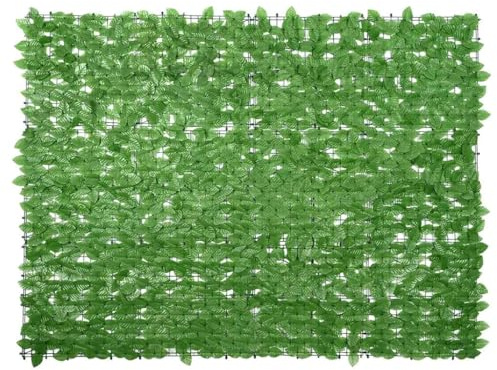 Frdhee Sonnensegel Terrassenmarkise,Balkon-Sichtschutz mit Grünen Blättern 200x150 cm,Balkonschirm für Balkon Garten Terrasse