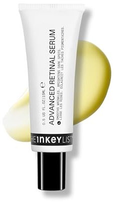 The INKEY List Advanced 0.2% Retinol Serum 15ml, 0.2% Retinal, 2% Sirtalice & 1.2% Syrelief, Accelerated Skin Renewal, Smooths & Firms, Improves Elasticity, Suitable for all Skin Types