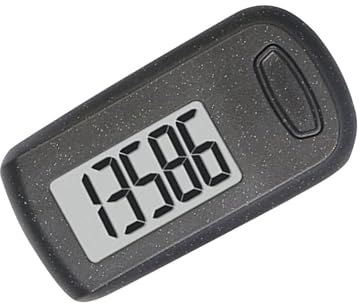 Generico Pedometro 3D Contapassi – Ampio Schermo Semplice Indossabile | Camminata Preciso per Anziani Adulti Bambini | Dispositivo 10000 Passi Tapis Roulant con Batteria, 29g