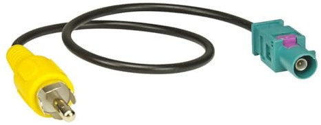 tomzz Audio 1500-043 Adattatore per telecamera posteriore Da spina Fakra (M) a spina Cinch RCA (M) per ingresso video Adattatore antenna