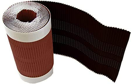 Premio 5m Aluminium Firstrolle/Gratrolle, Breite: 300mm, starke Haftung und hohe Flexiblität auch bei profilierten Dachziegel, Made in Germany, Farbe: schwarz