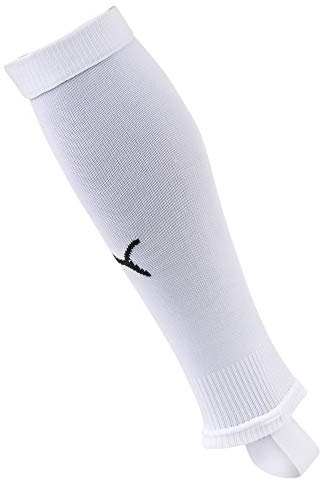 PUMA Unisex Liga Steigbügelsocken Core Socks, Puma Weiß-PUMA Schwarz, 21