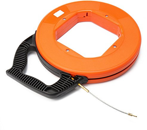 MASUNN 45M/60M/75M Fiberglass Cable Puller Fish Tape Reel Conduit Ducting Rodder Pulling Puller - Type 3