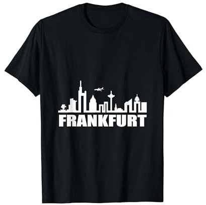 Frankfurt Deutschland Shirt Skyline Deutsches Souvenir T-Shirt