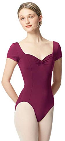 LULLI Dancewear Damen Ballett Body ANFISA - Farbe: Wine - Größe: L