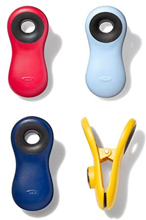 OXO Good Grips Mollette multiuso magnetiche - 4 pezzi assortiti