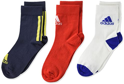 adidas Unisex barnstrumpor, 3 par ankelstrumpor