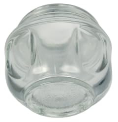 easyPART passend für Electrolux 3879376907 Lampenabdeckung Kalotte | 387937690/7 Backofen Ofen, 44 mm Gewinde-Höhe, 3192560005, 3192560021, Ø55mm, Glas, Herd, Ersatzteil