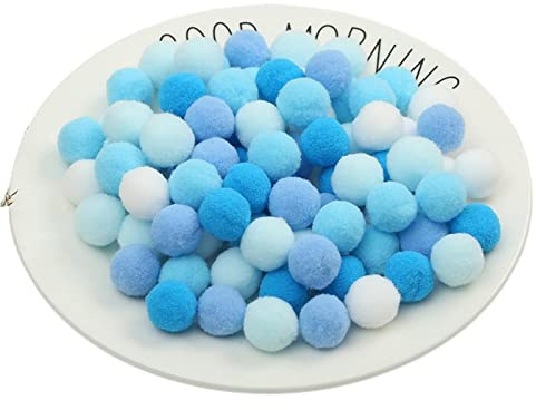 1000 Stück 10 mm Näh Pompons Bommeln zum Annähen Flauschige Pom Poms (60_) | Pompons zum Annähen, bommel für Näharbeiten, Flauschige Weich Rund Pompoms für Textilverzierung und Bekleidungszubehör
