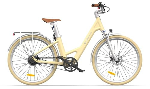 A Dece Oasis ADO E-Bike Air 28 Elektrofahrrad,Pedelec Riemenantrieb,28 Zoll, 1 Gang, Heckmotor, 345,00 Wh Akku, ebike Damen/Herren, 36V 250W Bürstenloser Motor