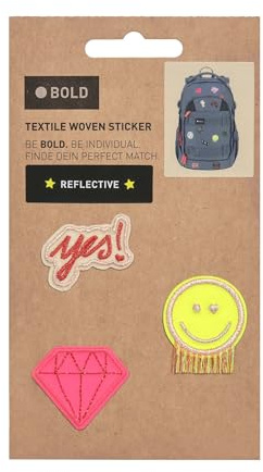 BOLD Lässig Textilsticker selbstklebend (3 Stk.)/BOLD Match Textile Sticker