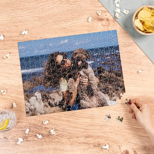 Wanapix | Puzzle Personalisiert mit Foto und Text | 280 Teiles | Originelles Geschenk | Puzzle Erwachsene | 40,5 x 30,5 cm | Puzzle Con Foto