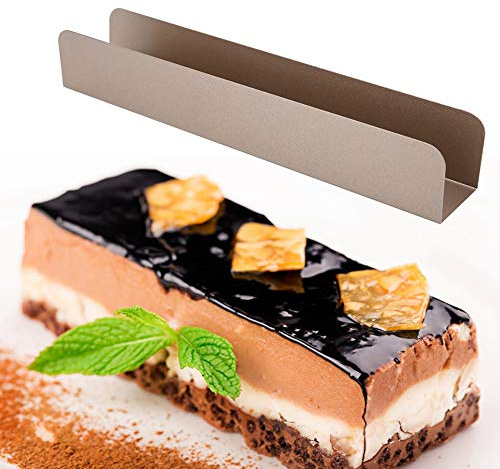 Cortador de Galletas Rectangular, Moldes para Galletas para Hornear Galletas, Acero Al Carbono Antiadherente, Molde para Galletas Rectangulares en Forma de U, Molde para Pan para
