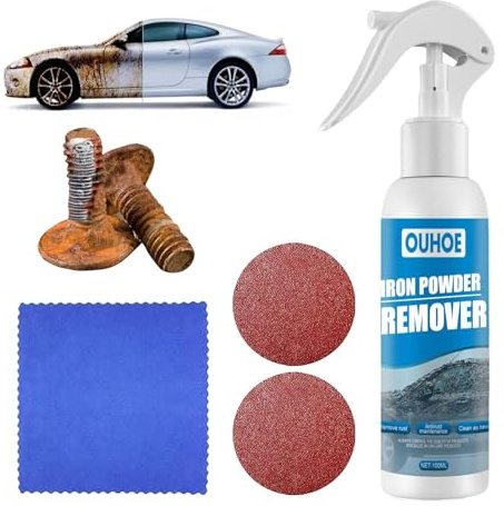 Convertisseur de Rouille Spray, Anti Rouille Metal, Bombe Antirouille, Rust Remover, Antirouille Carrosserie, Spray de dérouillage multi-usages, pour le métal, le vélo, la voiture et plus encore