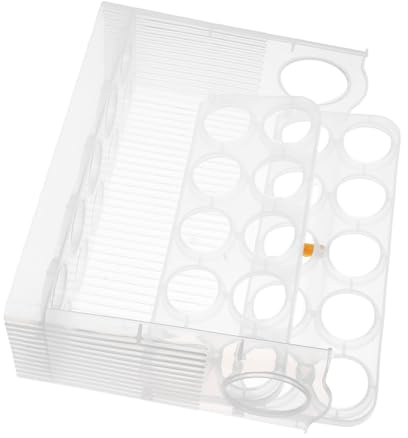 Contenitore Uova per Frigorifero a 30 Posti in Pp, Scatola | Porta del Frigo, Accesso Rapido e Design Salvaspazio, Uso Cucina con Capienza per 30 Uova