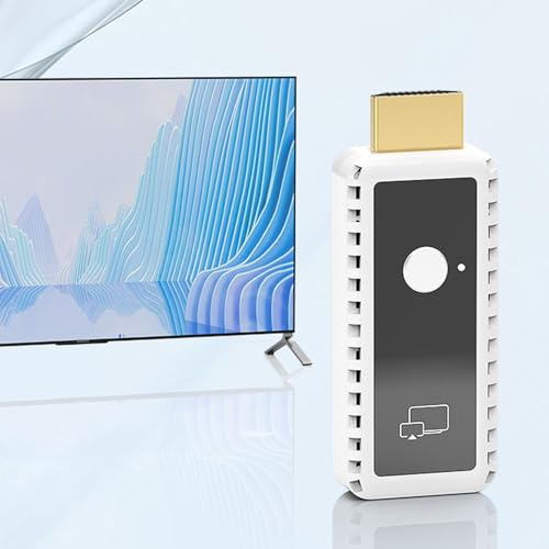 VELATEMOR 2-in-1-HD-Multimedia-Sender und -Empfänger, 4K-Dekodierung, 1080P-Ausgang, Kabelloser 2,4G-5G-Display-Adapter, Plug-and-Play Zum Streamen von Video/Audio auf den von