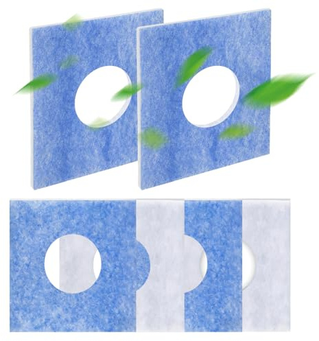 6x Filter Geeignet für Limodor Limot Lüfter LF/ELF & F/C, F-LF/5 00010 LIG Ersatzfilter - G4-Staubfilter für Lüftungsanlagen - Filtervlies/Filtermatten für Lüftungsfilter & Badlüfter, 226x226x18mm