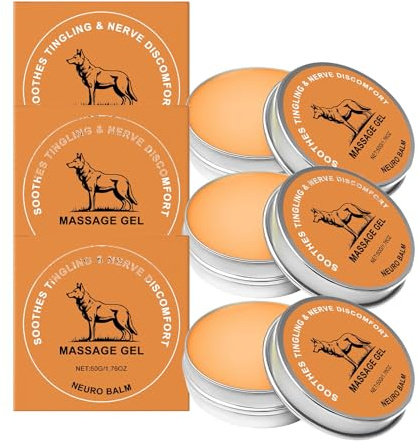 Therawolf Pain Relief Balm, Thera Wolf Pain Relief Balm, Joint & Muscle Soothing Cream, Pain Relief Cream, Soothing Joint Cream for Hand Feet and Body, Natural & Joint Support Balm 3 Pcs